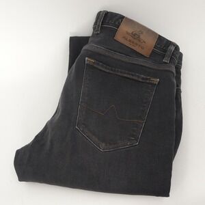 Alberto Jeans Pipe Regular Fit DS Dual‎ FX Lefthand Denim Men's 34x31